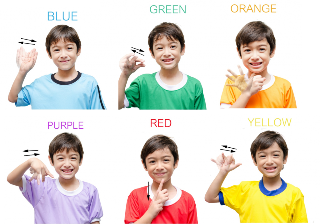 Sign Language Color Group Creative Corner Child Care